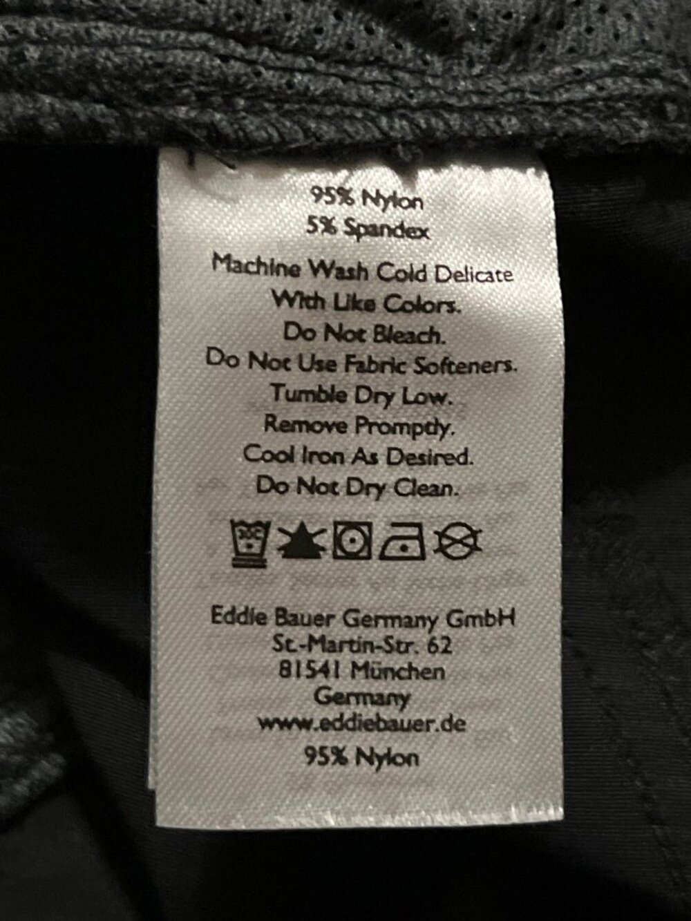 Eddie Bauer Womens 8 Black Cargo Capri Pants Outdoor Hiking Casual Stretch - Picture 8 of 15